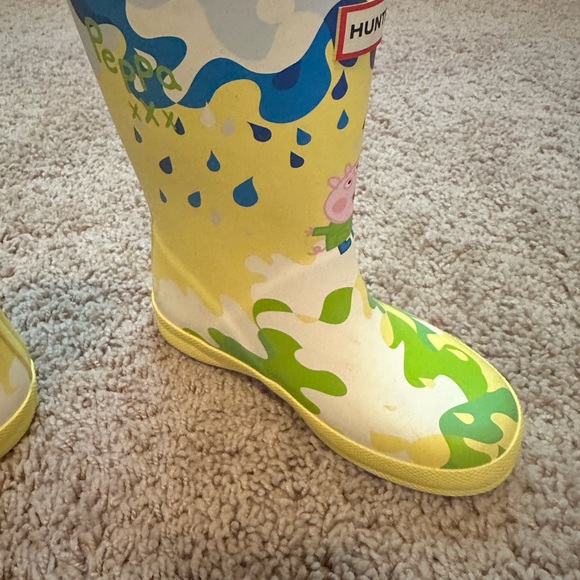 Hunter Shoes Hunter New Little Hunter X Peppa Pig Kids Camo Rain Boots - Picture 4 of 6